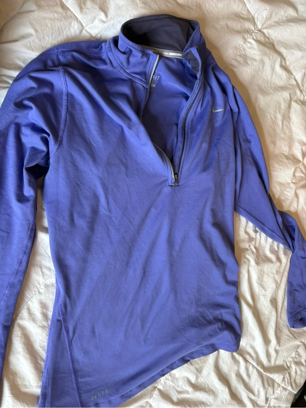 Nike Women’s Royal Purple Half-Zip Running Jacket